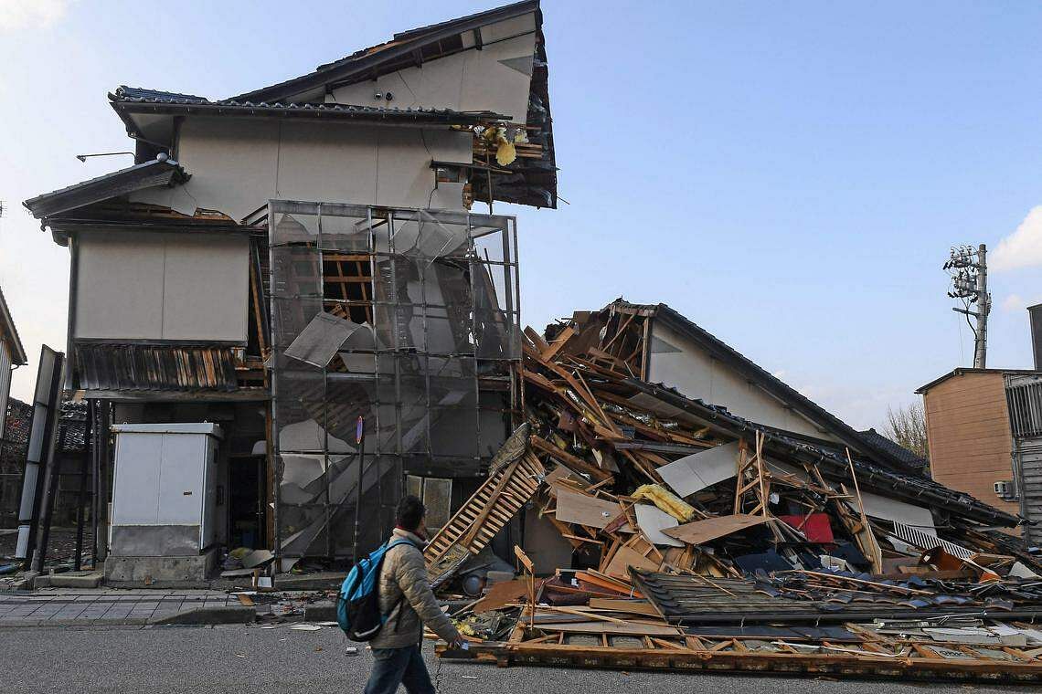 日本地震死亡人数升至126人| 联合早报