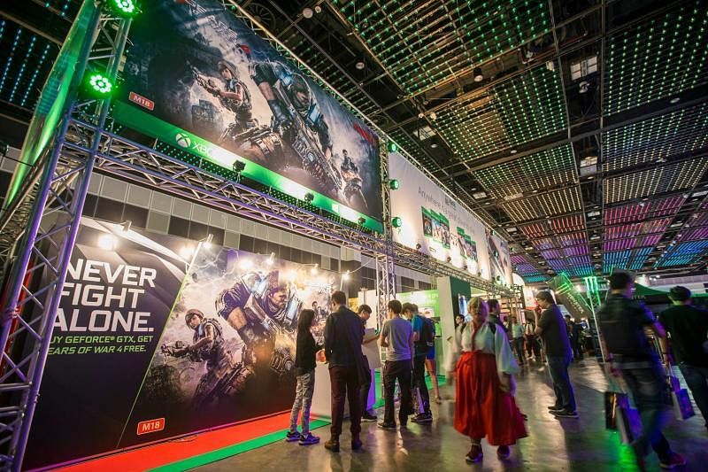 年度电玩展GameStart今年进入第四届，除了本地电玩迷，也吸引各地业者和年轻人前来参与。（受访者提供）