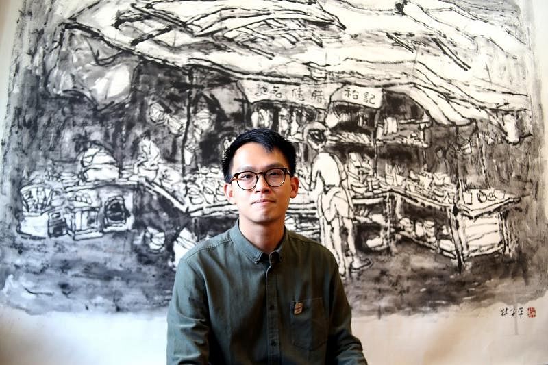 策展人、研究员陈咏峻认为，林子平与其他书画家最大不同在于其独立的艺术思想，很少受其他画会影响。
