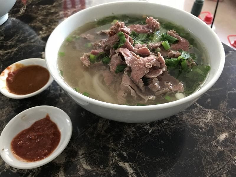 经典潮州牛肉粿条汤。