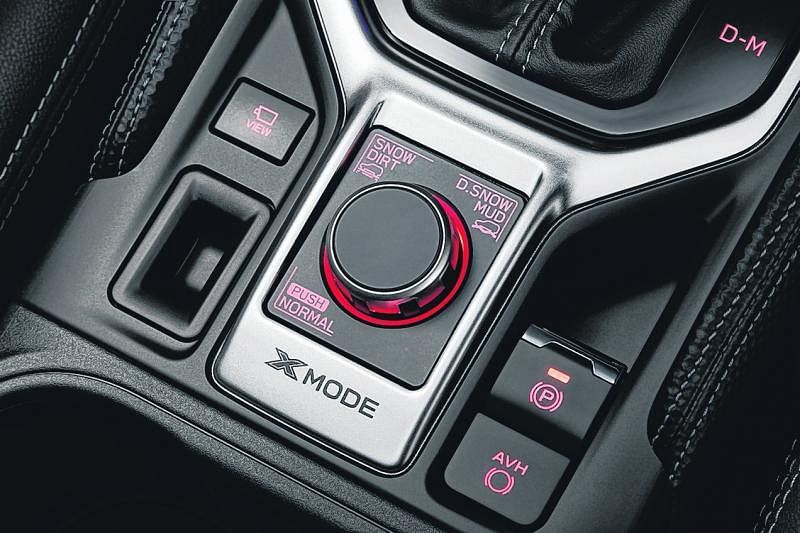 X-Mode系统透过电脑整合，控制引擎动力输出、四轮扭力分配、刹车系统等功能。