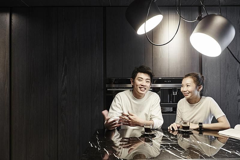 屋主都是设计师，杨世辉（左）和妻子叶洁晶联手打造梦想家居。