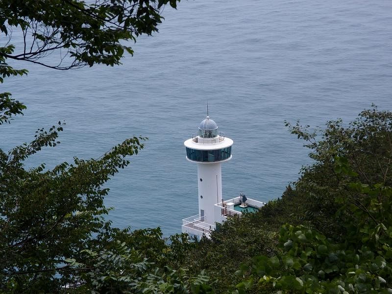 建于1906年的影岛灯塔。