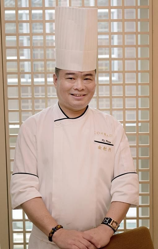 新加坡康莱德酒店金牡丹中餐馆主厨古强。（档案照）