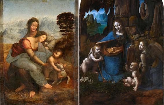 卢浮宫达芬奇的四幅画图片