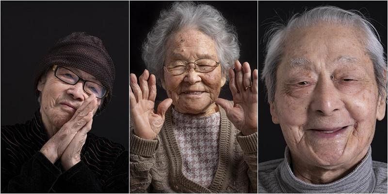 “长寿冲绳”摄影展以一系列日本冲绳岛的长寿年长者为摄影对象。