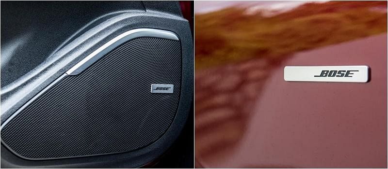 采用Bose高级音响系统，是听觉一大享受，全车还有11个扬声器和一个低音炮。