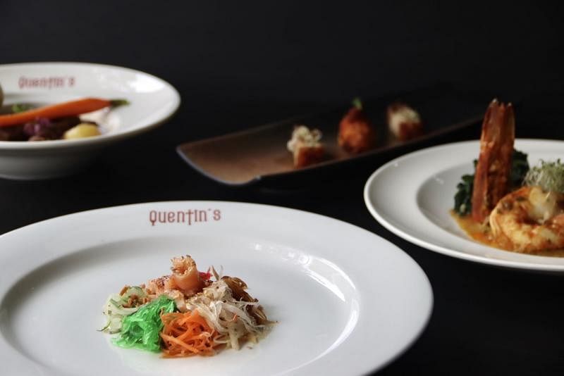 Quentin's推出包括三文鱼鱼生在内的欧亚美食套餐，提供食客另一年菜选择。