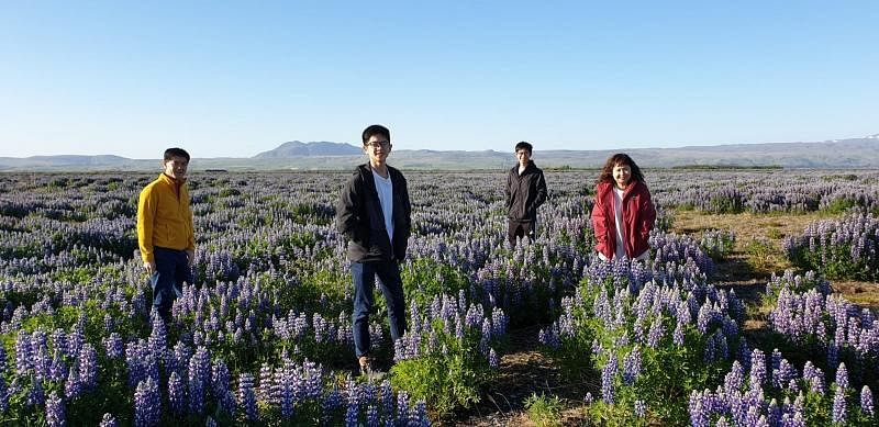 庄家喜欢旅行，体验外地的文化风情。（受访者提供）