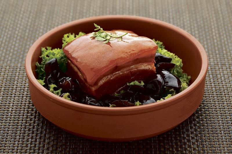 琼崖谭子扣肉具有海南传统味道。