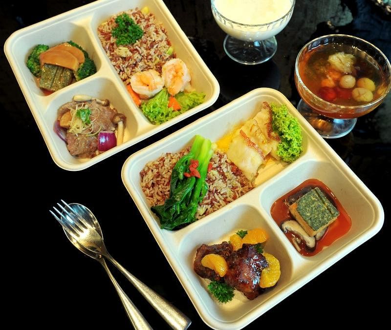 新加坡万豪董厦酒店中餐馆万豪轩的餐盒物超所值。