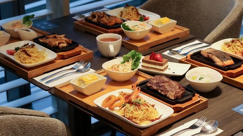 新加坡尚乘奥克伍德豪景酒店公寓SE7ENTH餐馆提供饭盒外卖。