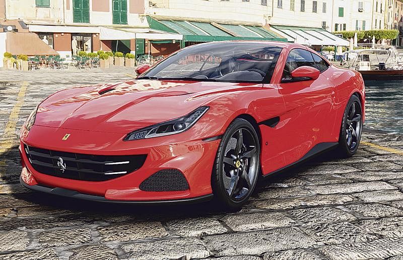 法拉利Portofino M采用的“赛车红”是品牌形象的最佳诠释。