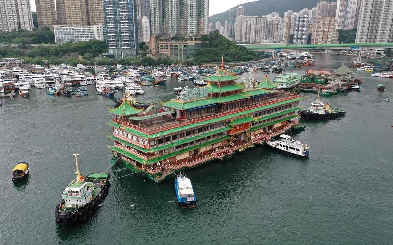 香港珍宝海鲜舫今天转移东南亚