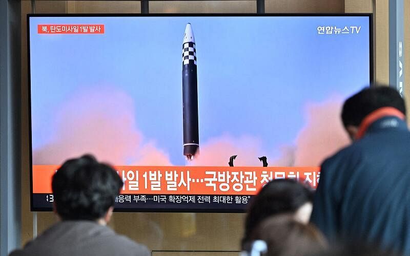 韩联参：朝鲜向东部海域发射三枚弹道导弹_联合早报