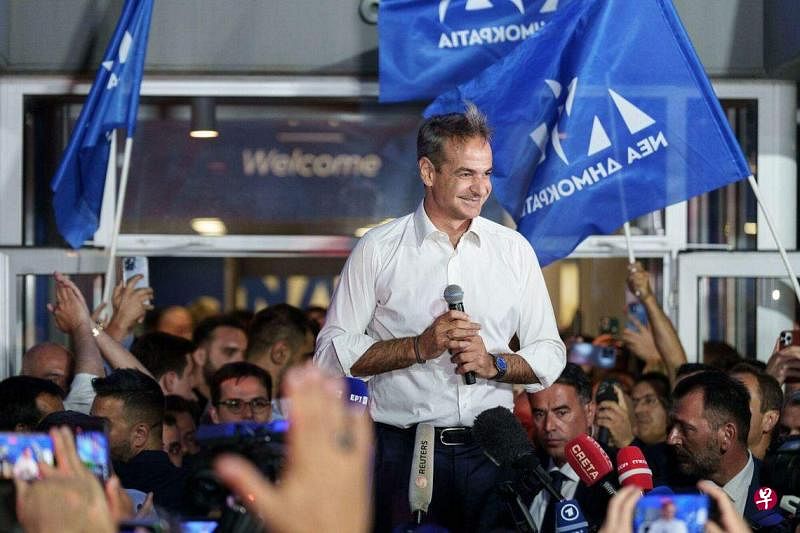 希腊总统将于26日授权新民主党领导人、上届政府总理米佐塔基斯组建新一届政府。（彭博社）