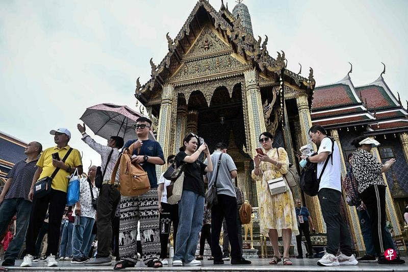 冠病大流行暴发前，中国是泰国最大的游客来源国，每年接待的中国游客超过1000万人次。（法新社）