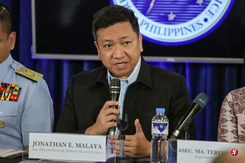 菲律宾南中国海特遣部队发言人马拉亚指责中国在南中国海“故意挑起事端”，并重申菲律宾不会因此放弃进行海上活动的权力。（法新社）