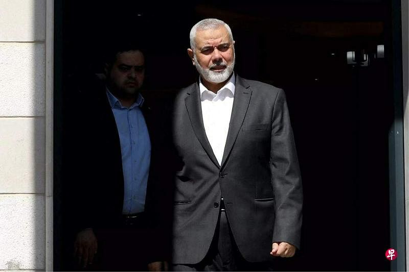 伊朗官方媒体报道，哈马斯领导人哈尼亚3月26日将到德黑兰与伊朗官员会面。（法新社）