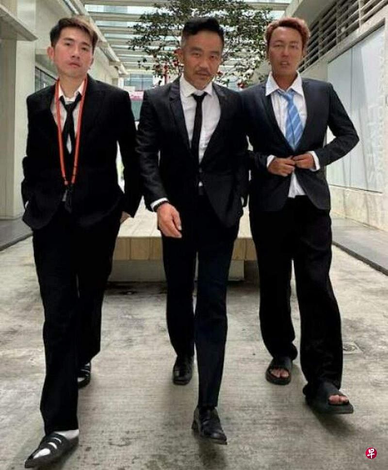 Super Senior三成员叶朝明（左起），王麒竣与赖宇涵。（受访者提供）